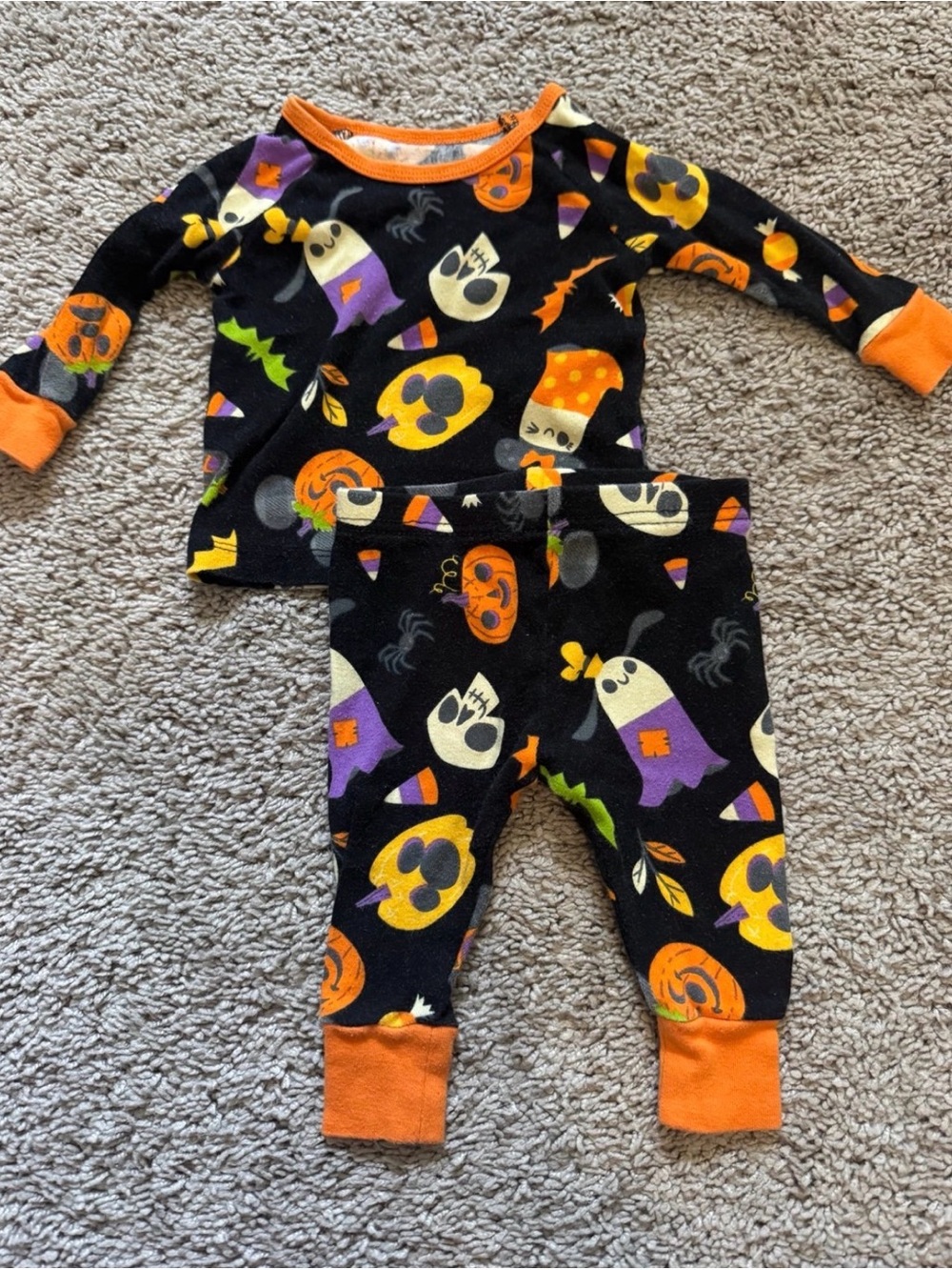 Disney baby Halloween pajamas